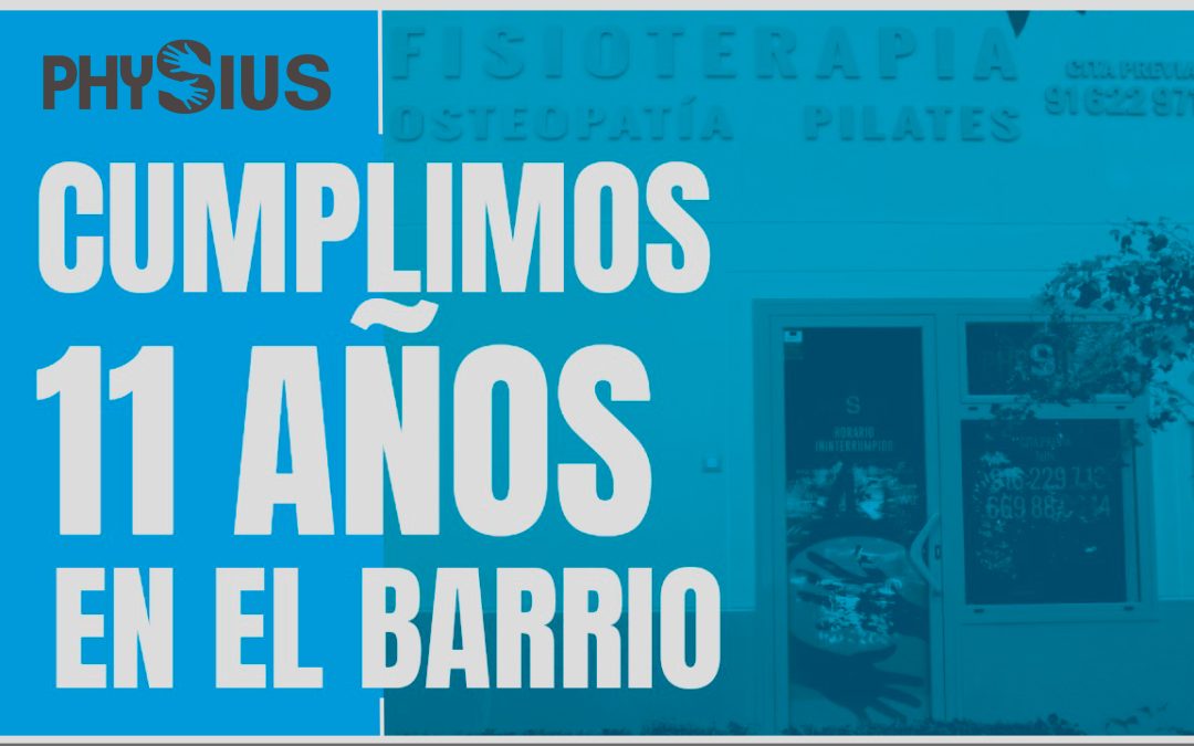CUMPLIMOS 11 AÑOS EN EL BARRIO.